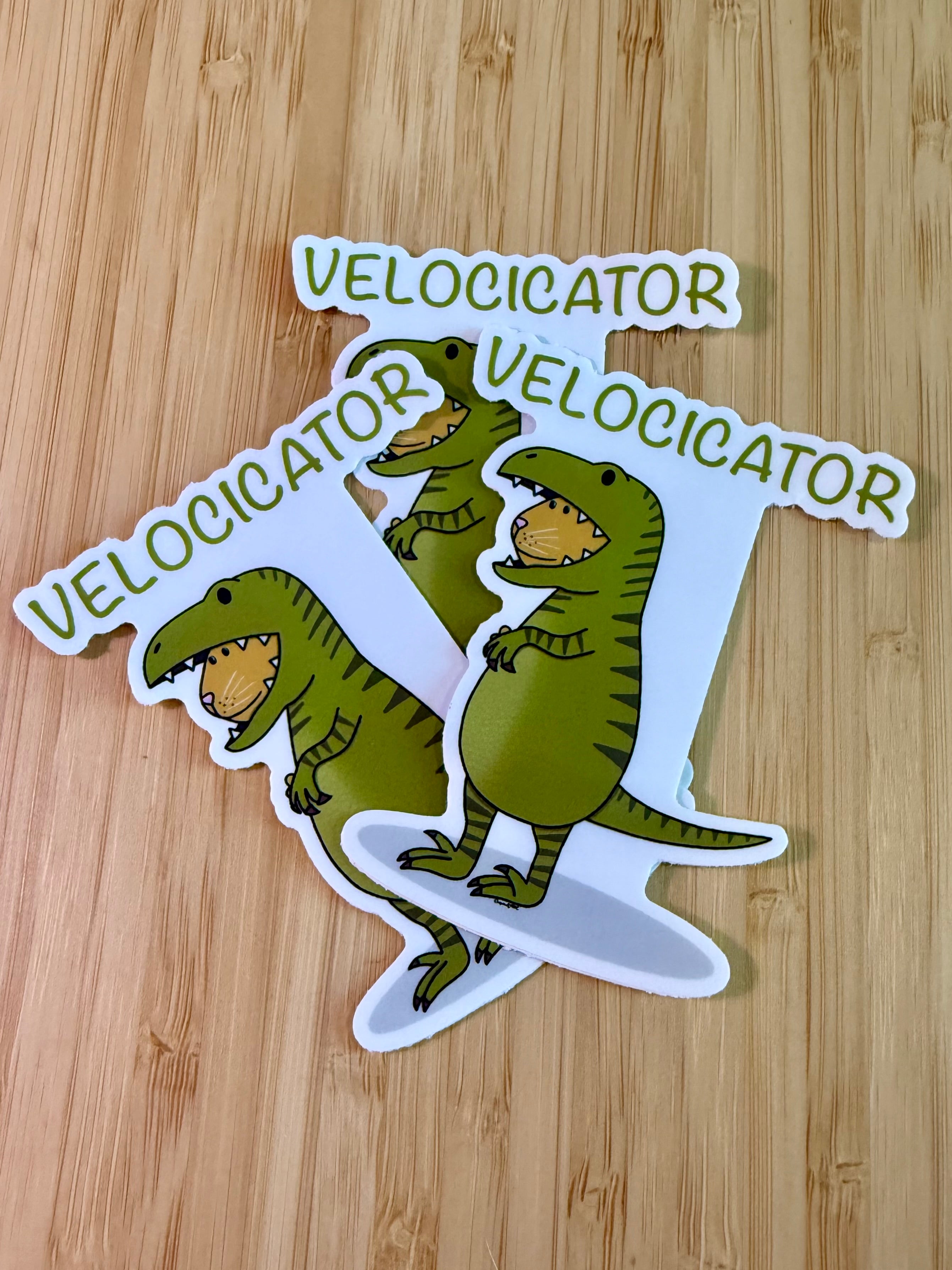 VELOCICATOR sticker