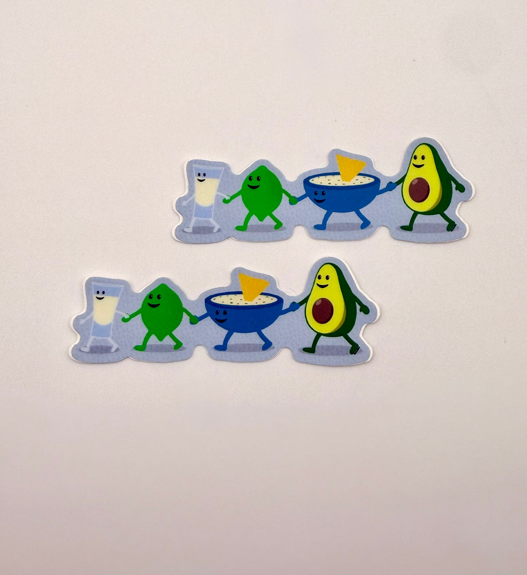 Queso and Friends Stickers