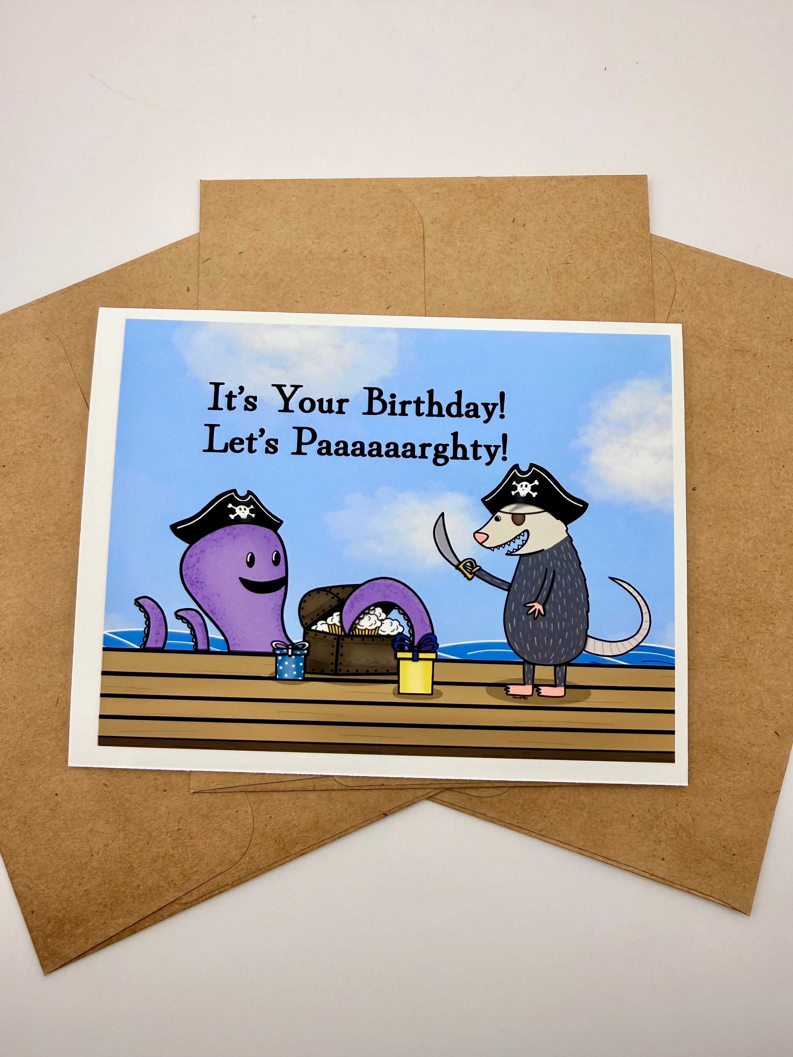 Pirate Party Card