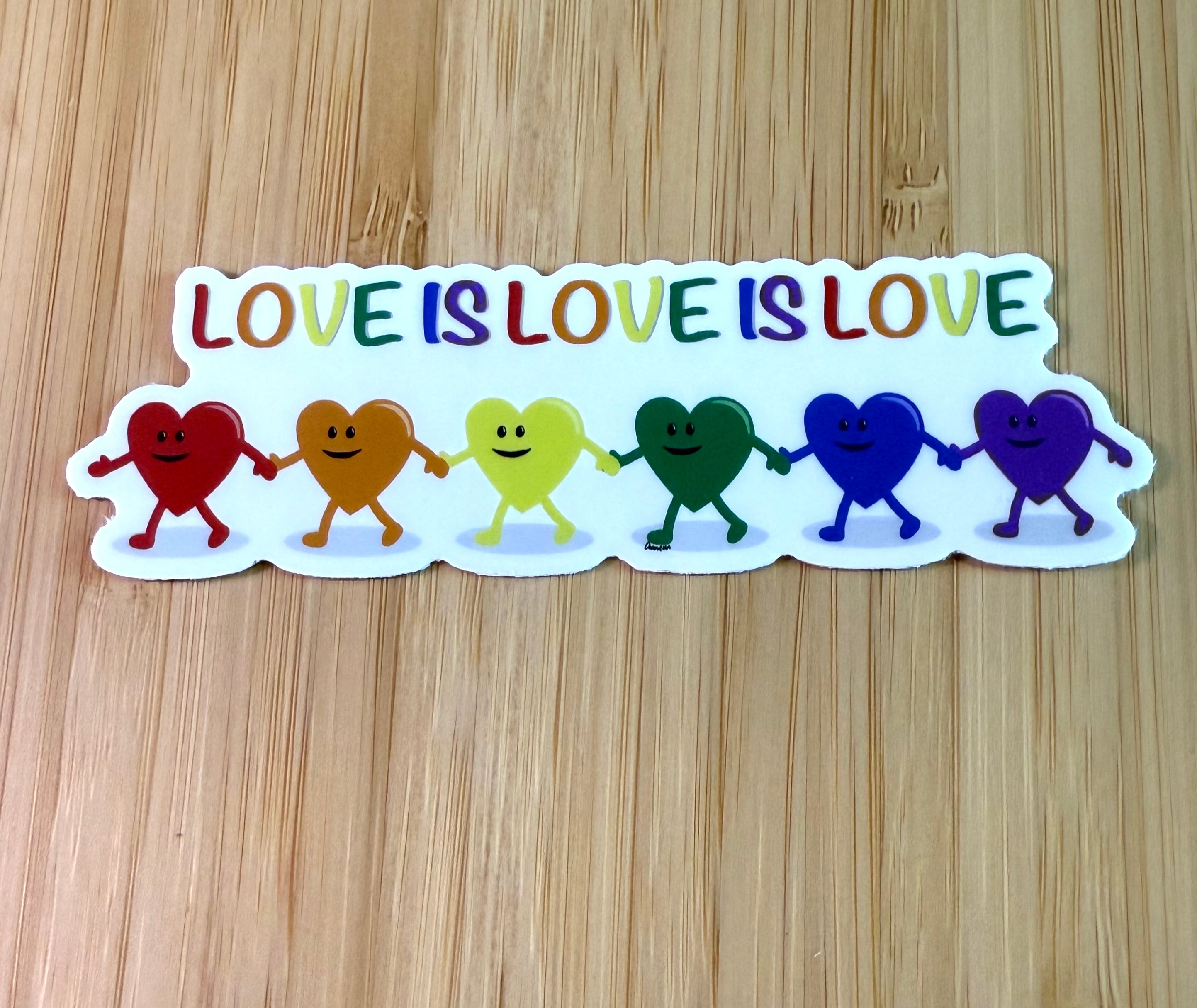 Pride Hearts Sticker