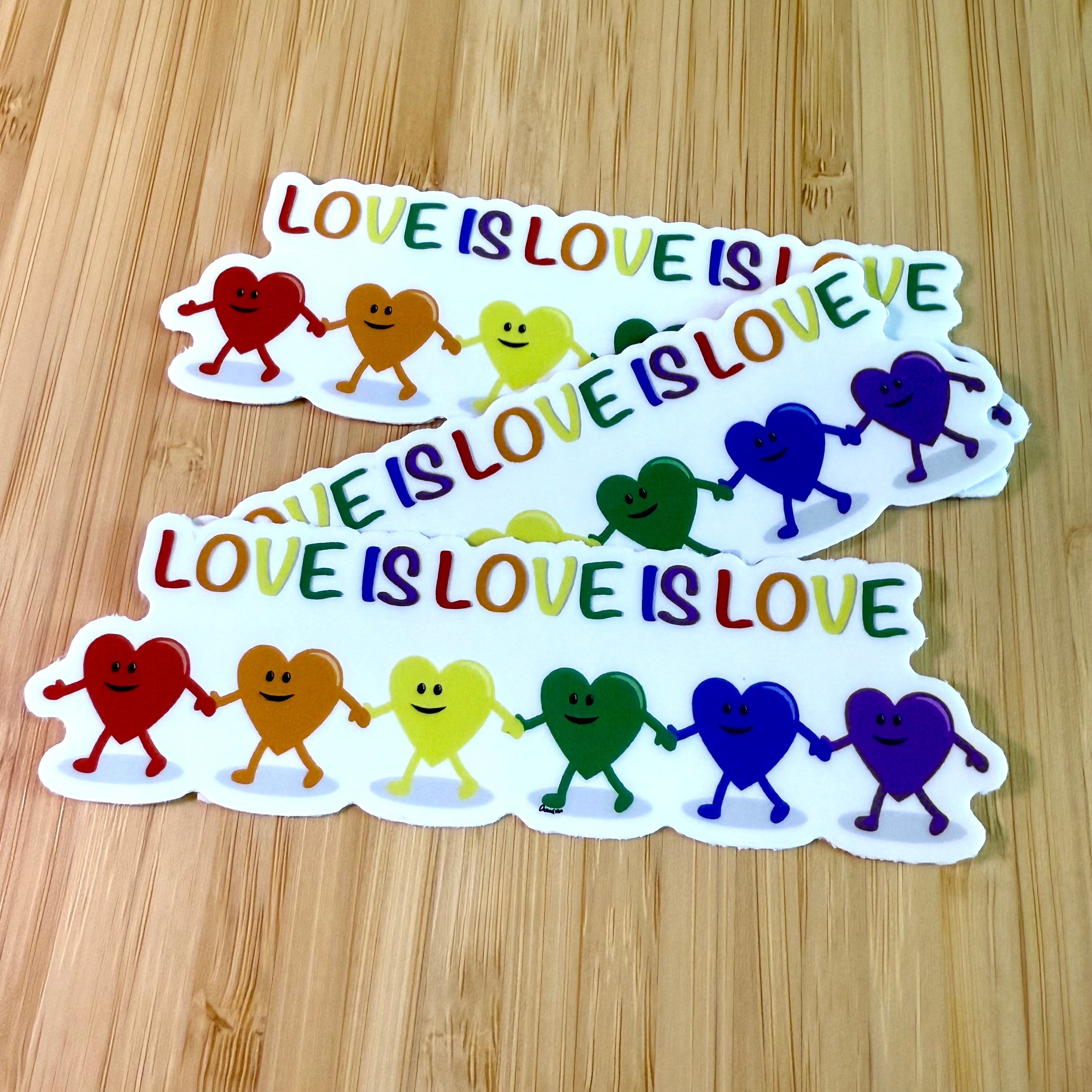 Pride Hearts Sticker