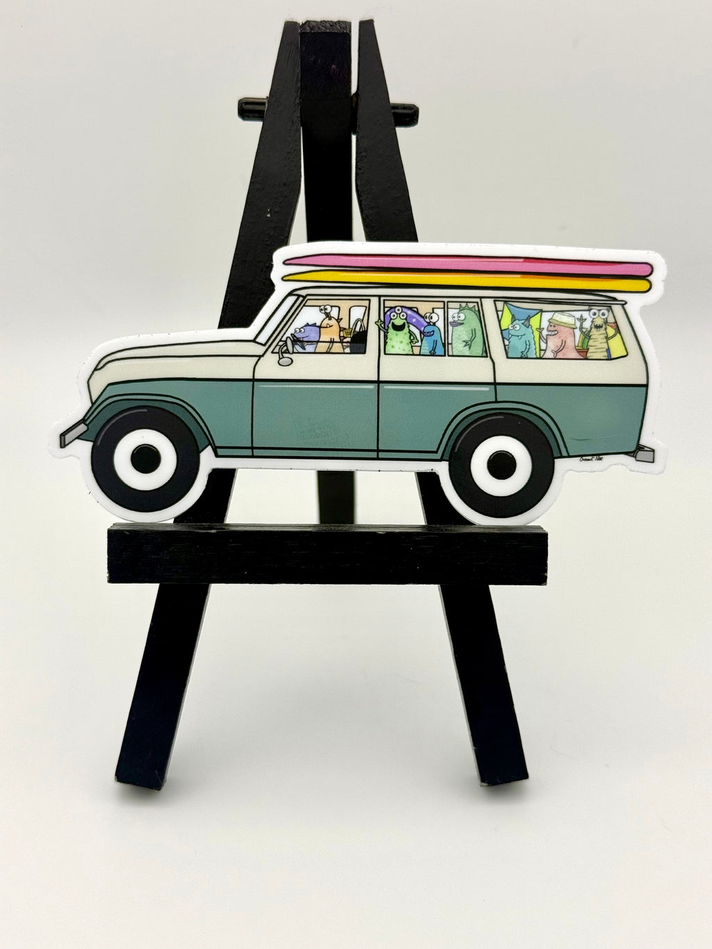 Monster Beach SUV sticker