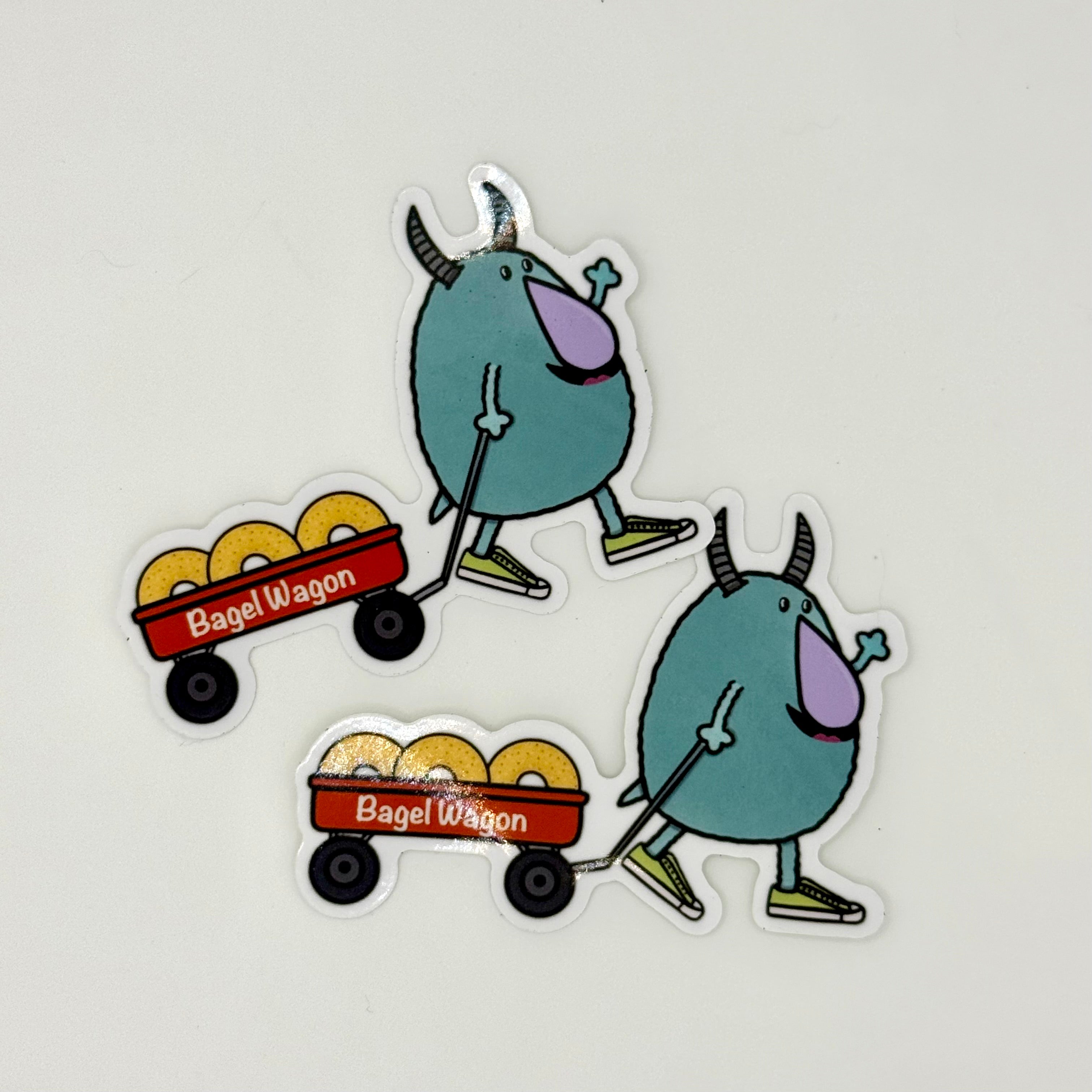 Bagel Wagon Sticker