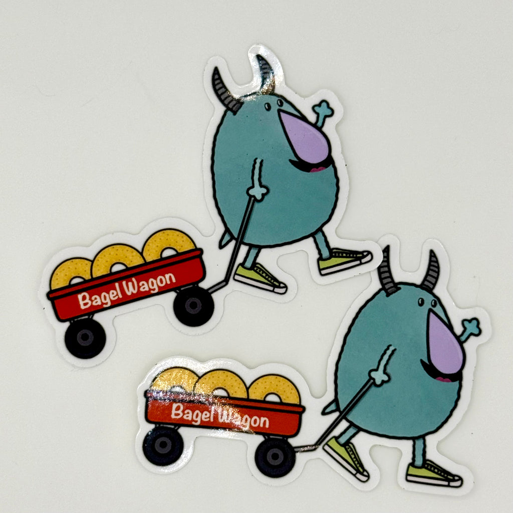 Bagel Wagon Sticker