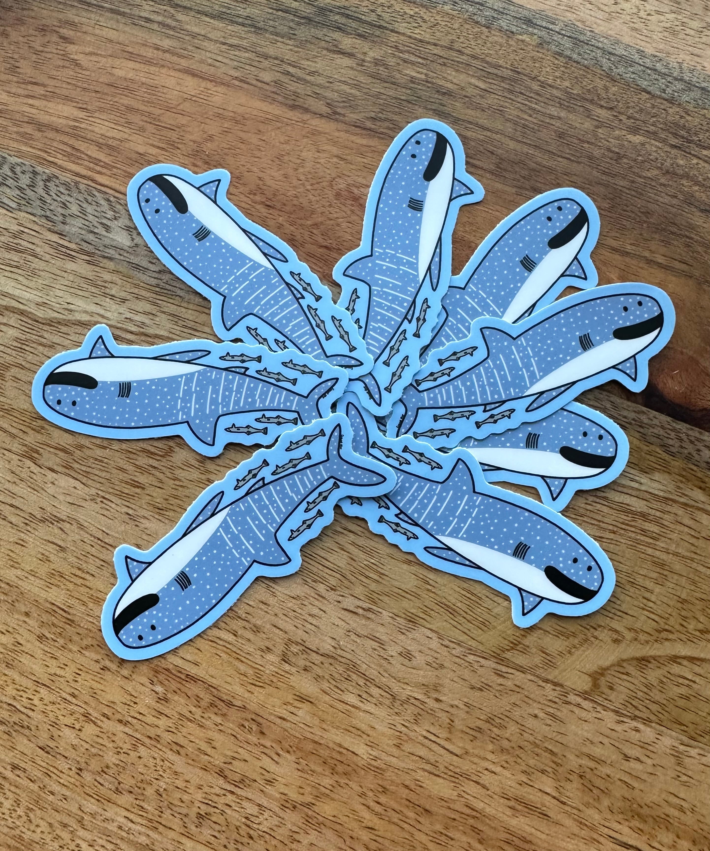 Whale Shark & friends sticker