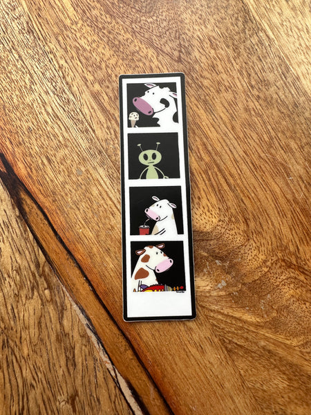 Cows & Aliens Photo Booth sticker