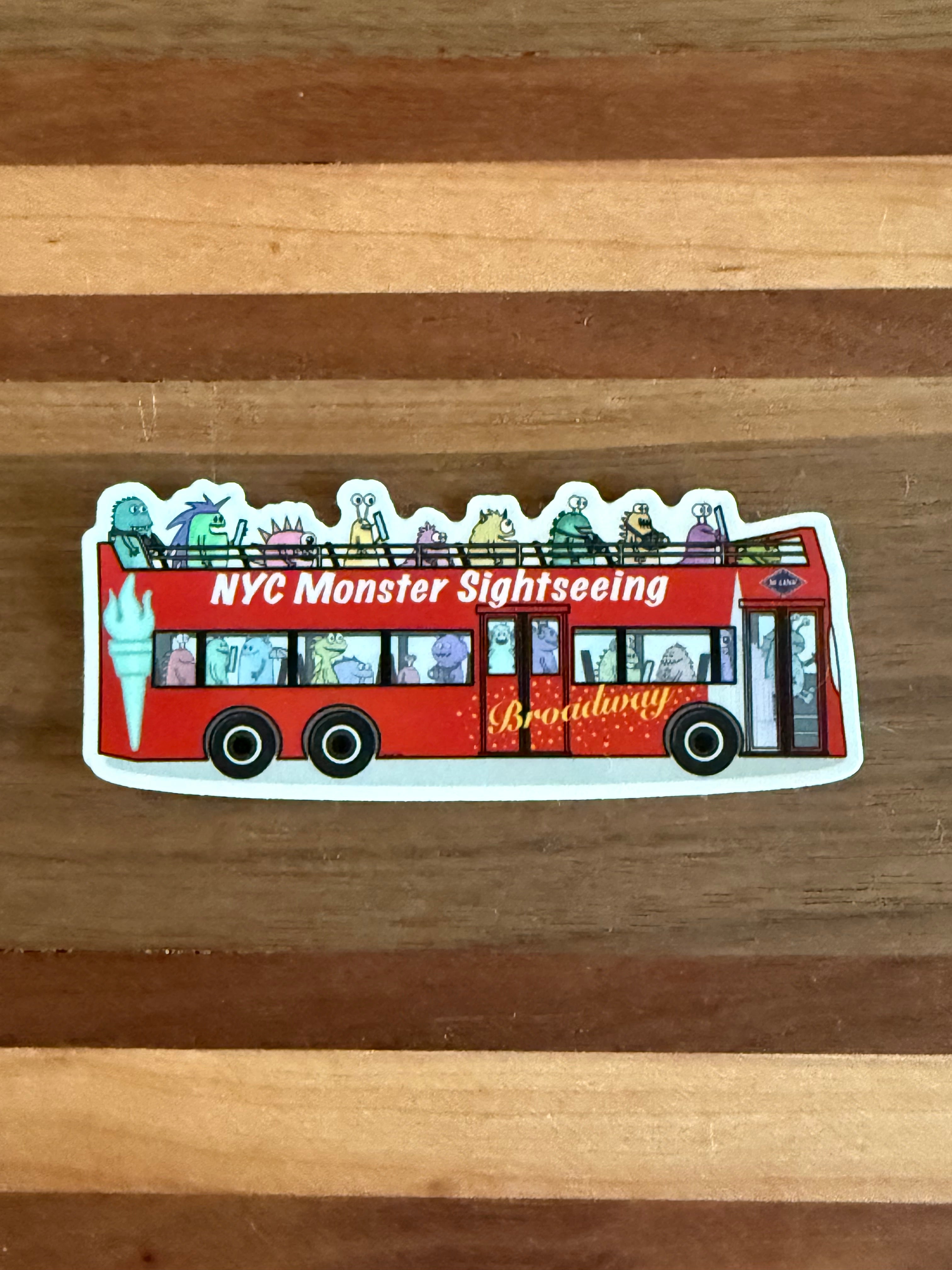 NYC Monster Bus Tour Sticker