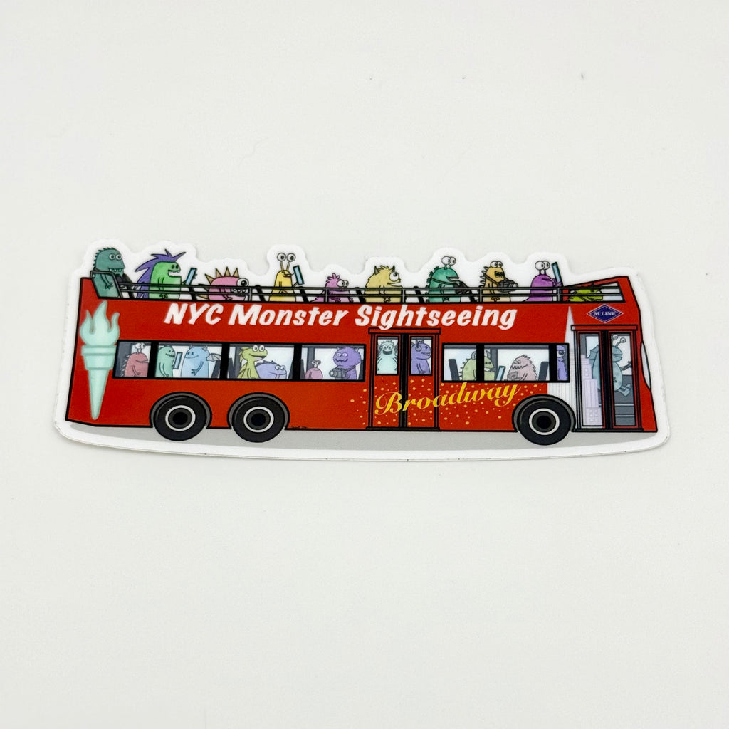 NYC Monster Bus Tour Sticker