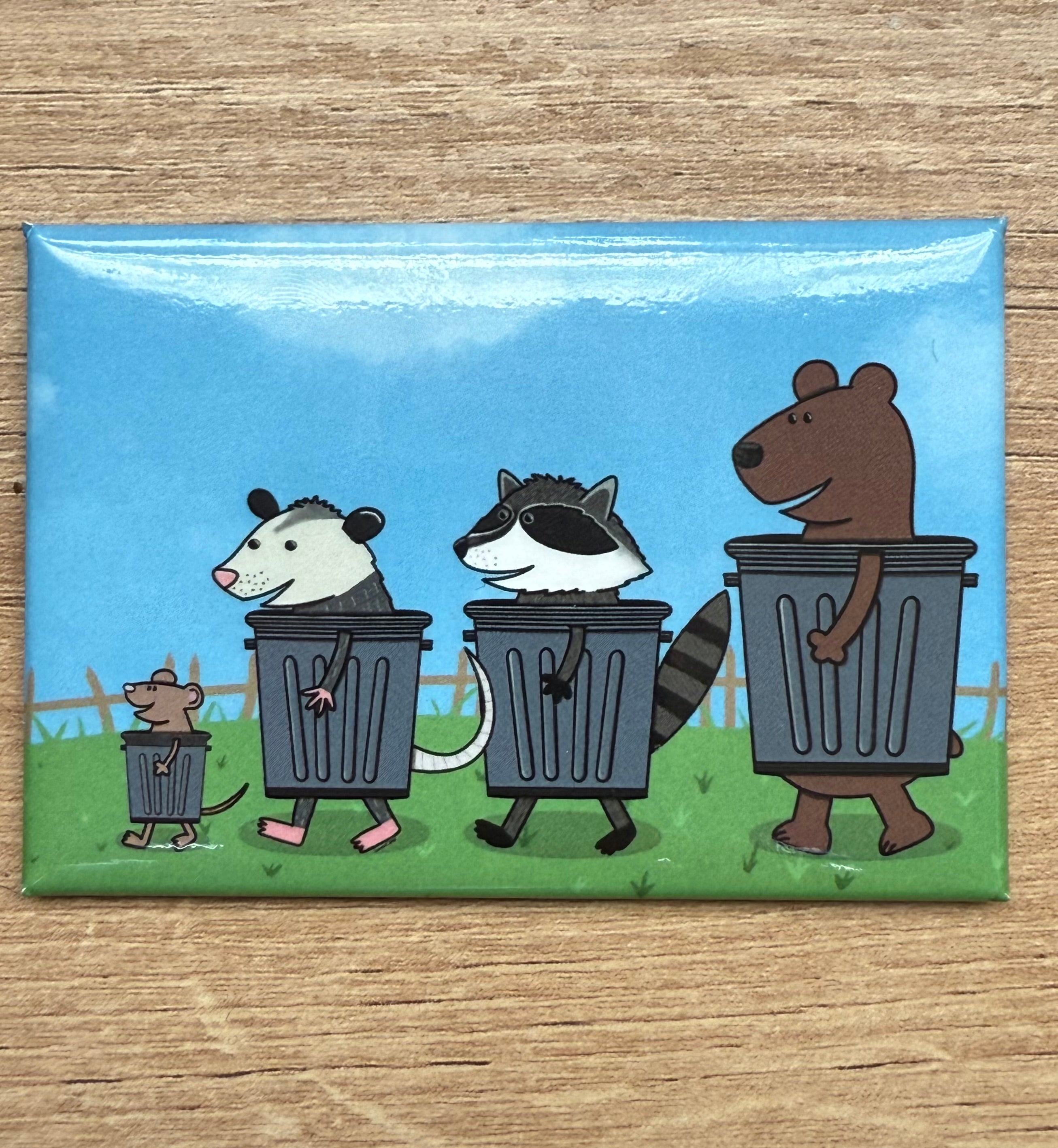 Trash Can Brigade Magnet
