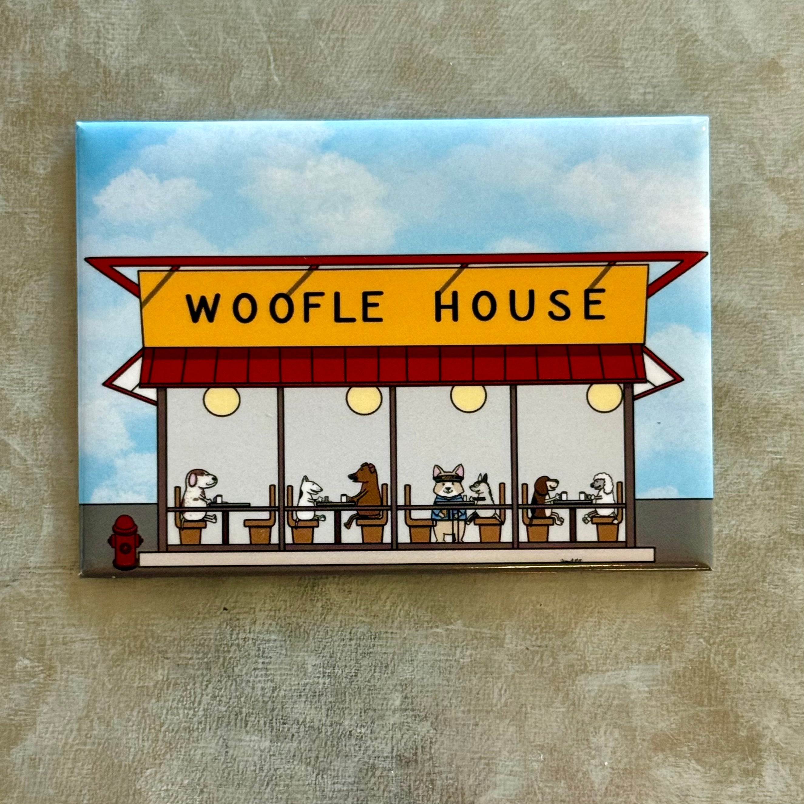 Woofle House Magnet