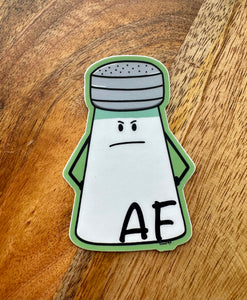 Salty AF Sticker
