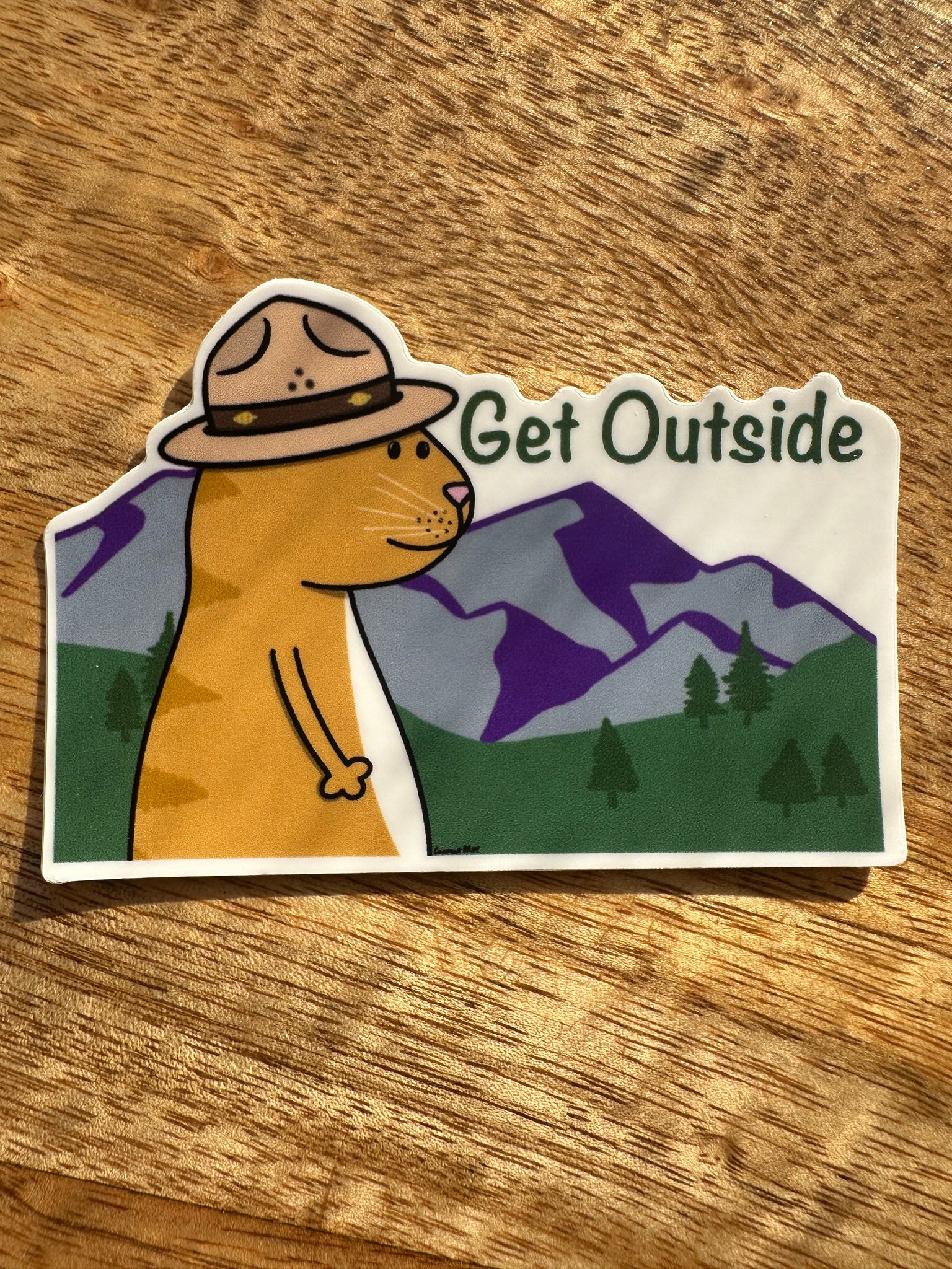 Get Outside Vinyl Sticker