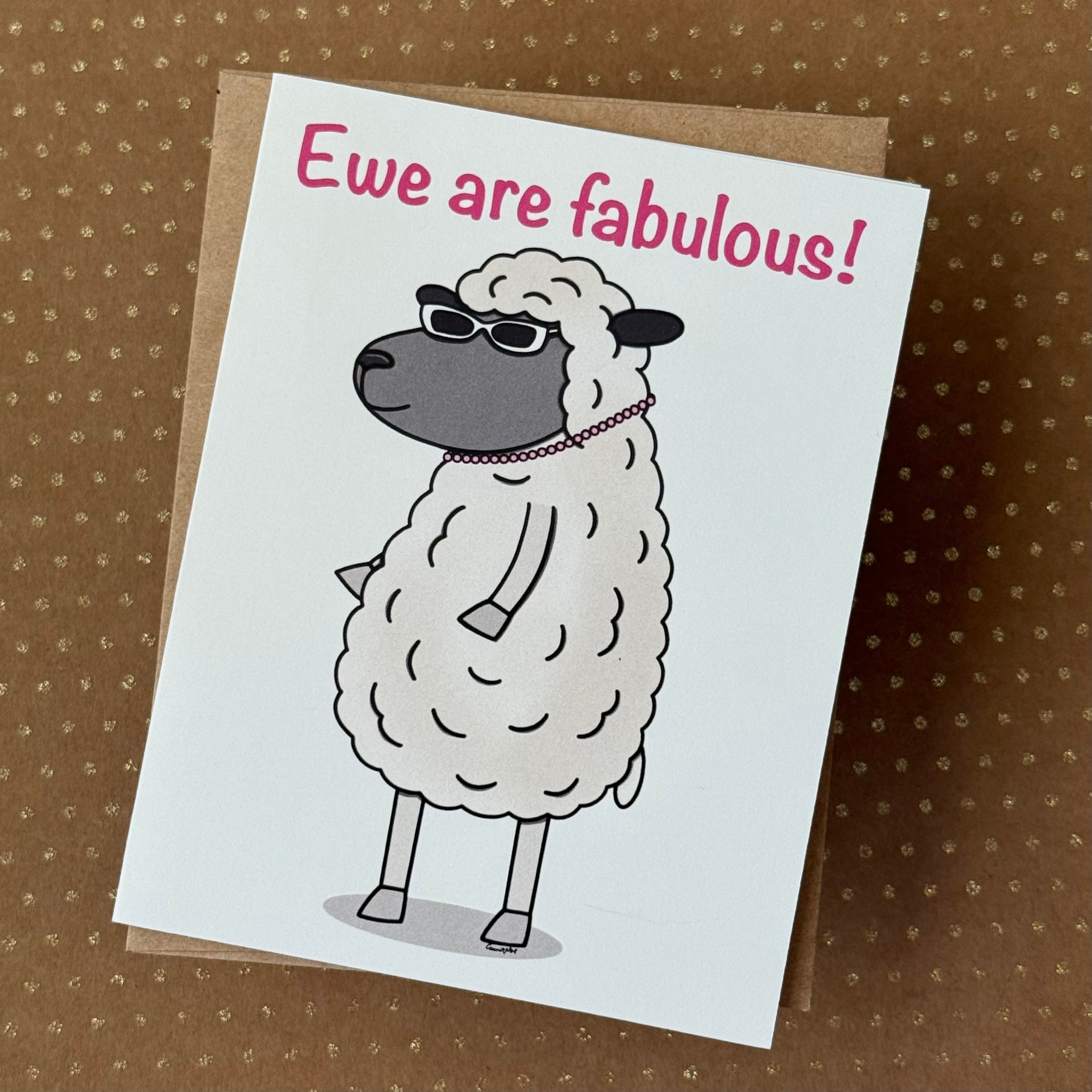 Ewe are fabulous card