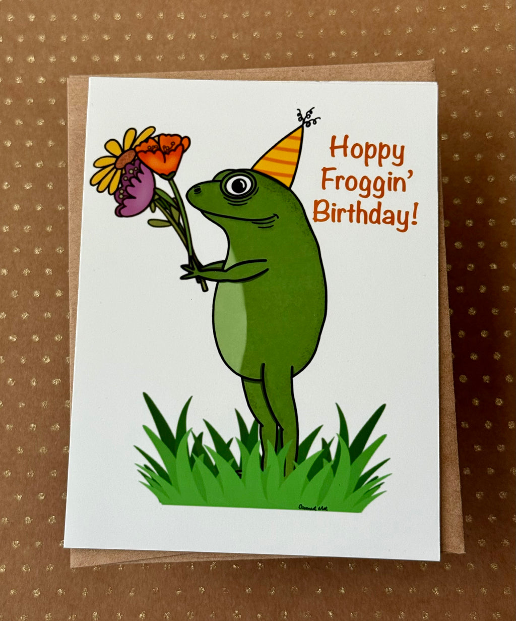 Froggy Birthday card