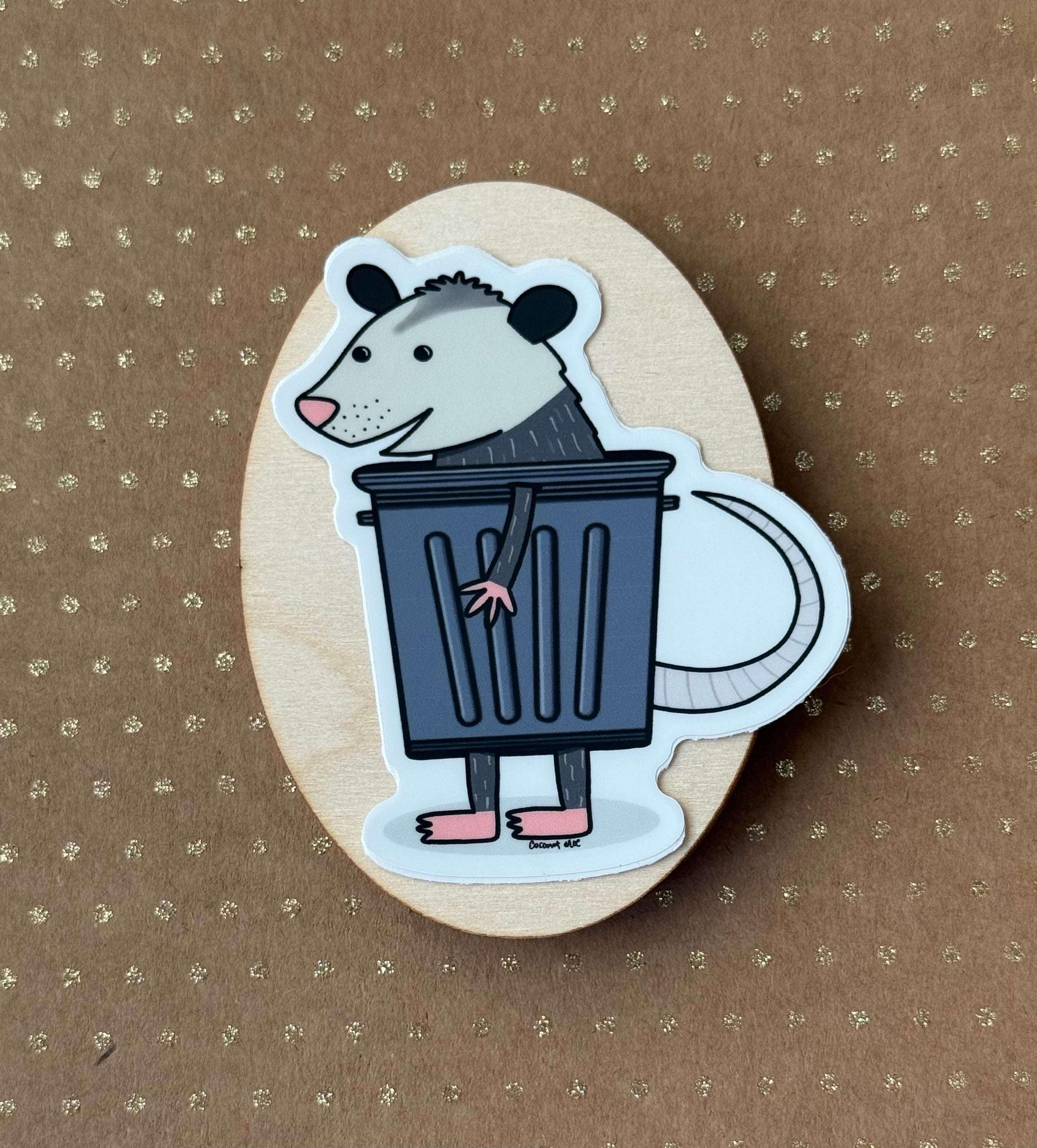 Trash Opossum Sticker