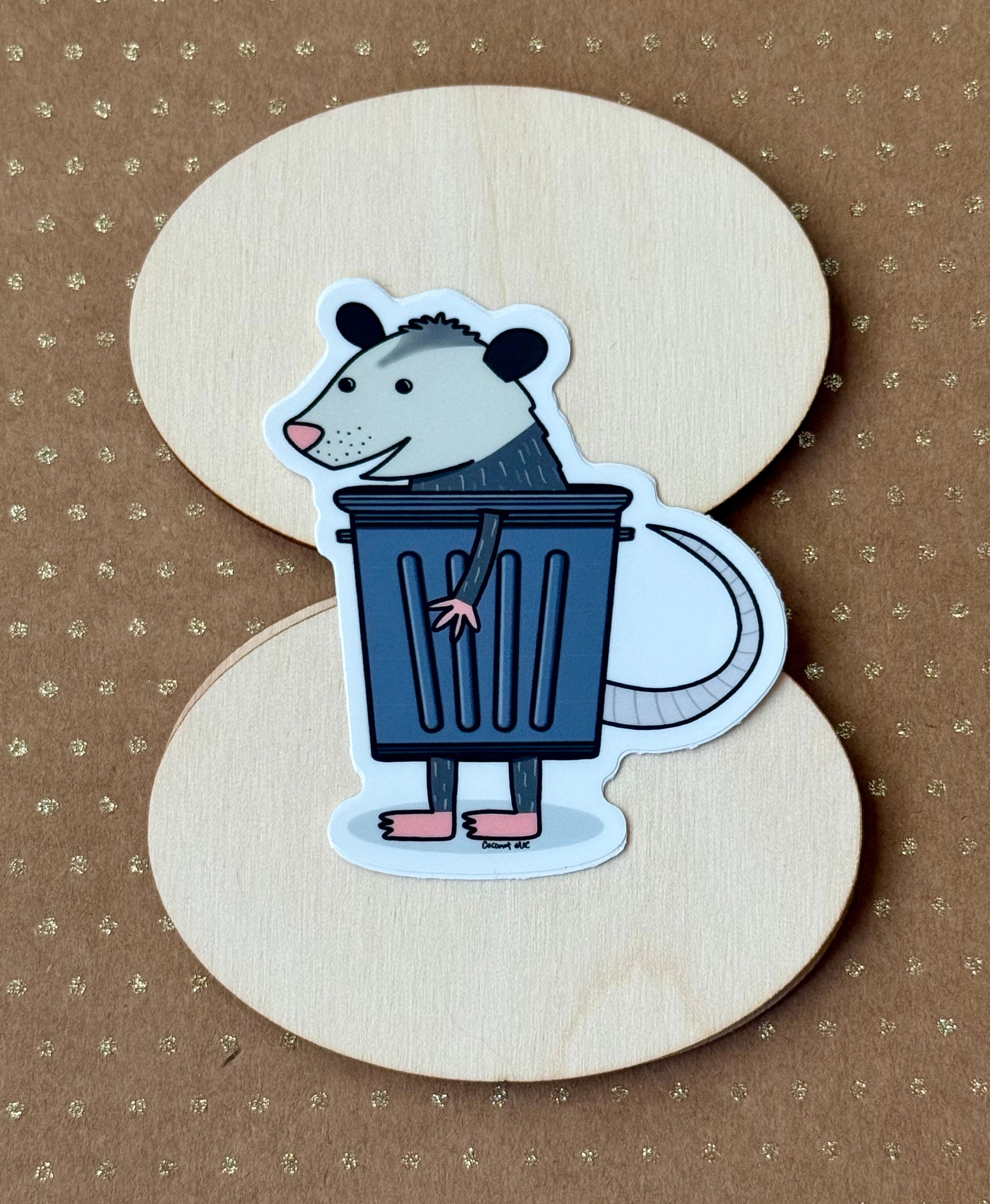 Trash Opossum Sticker