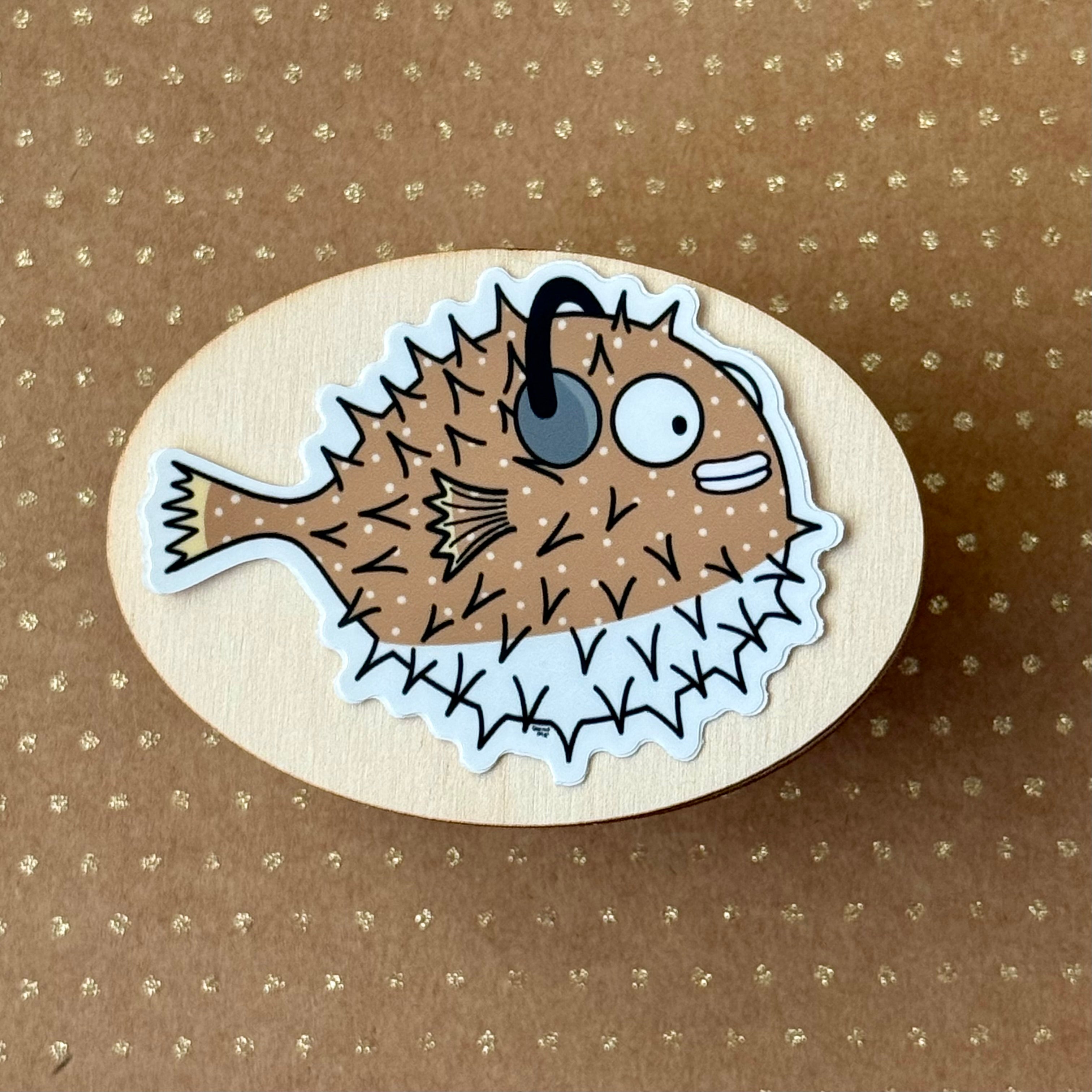 Jammin Blowfish Sticker