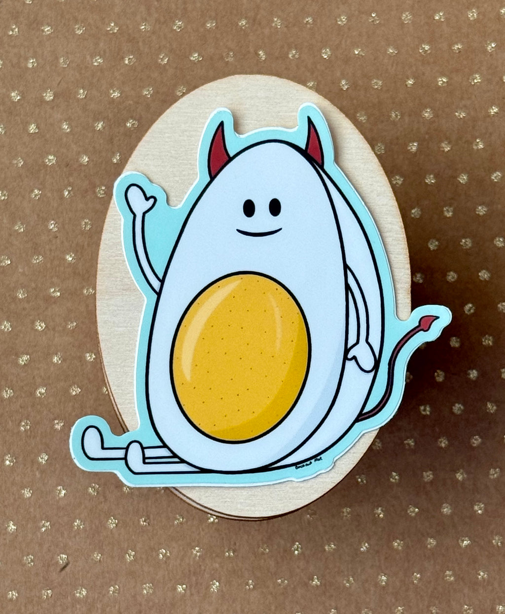 Deviled Egg Sticker Sticker