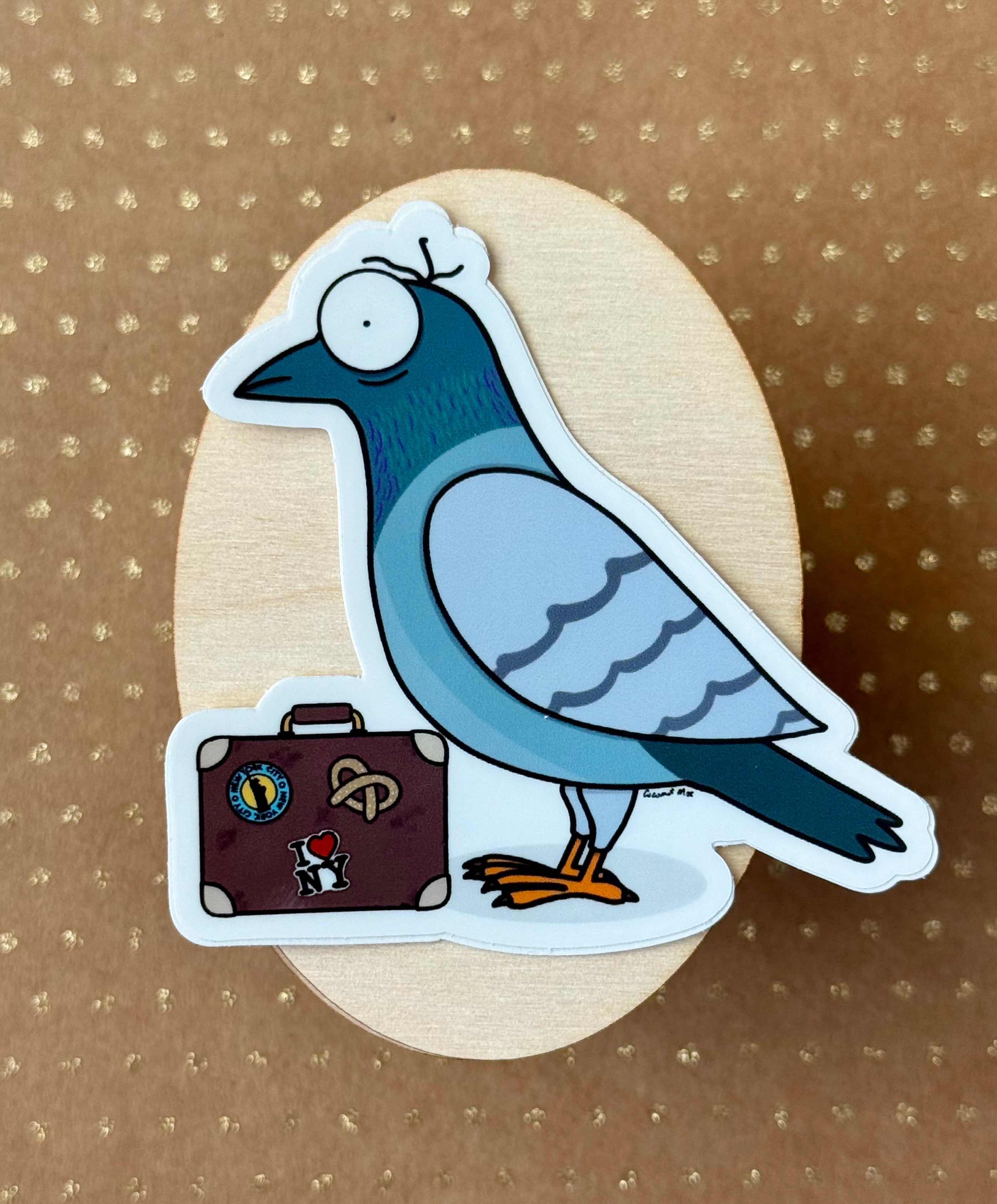 Larry The Pigeon Sticker