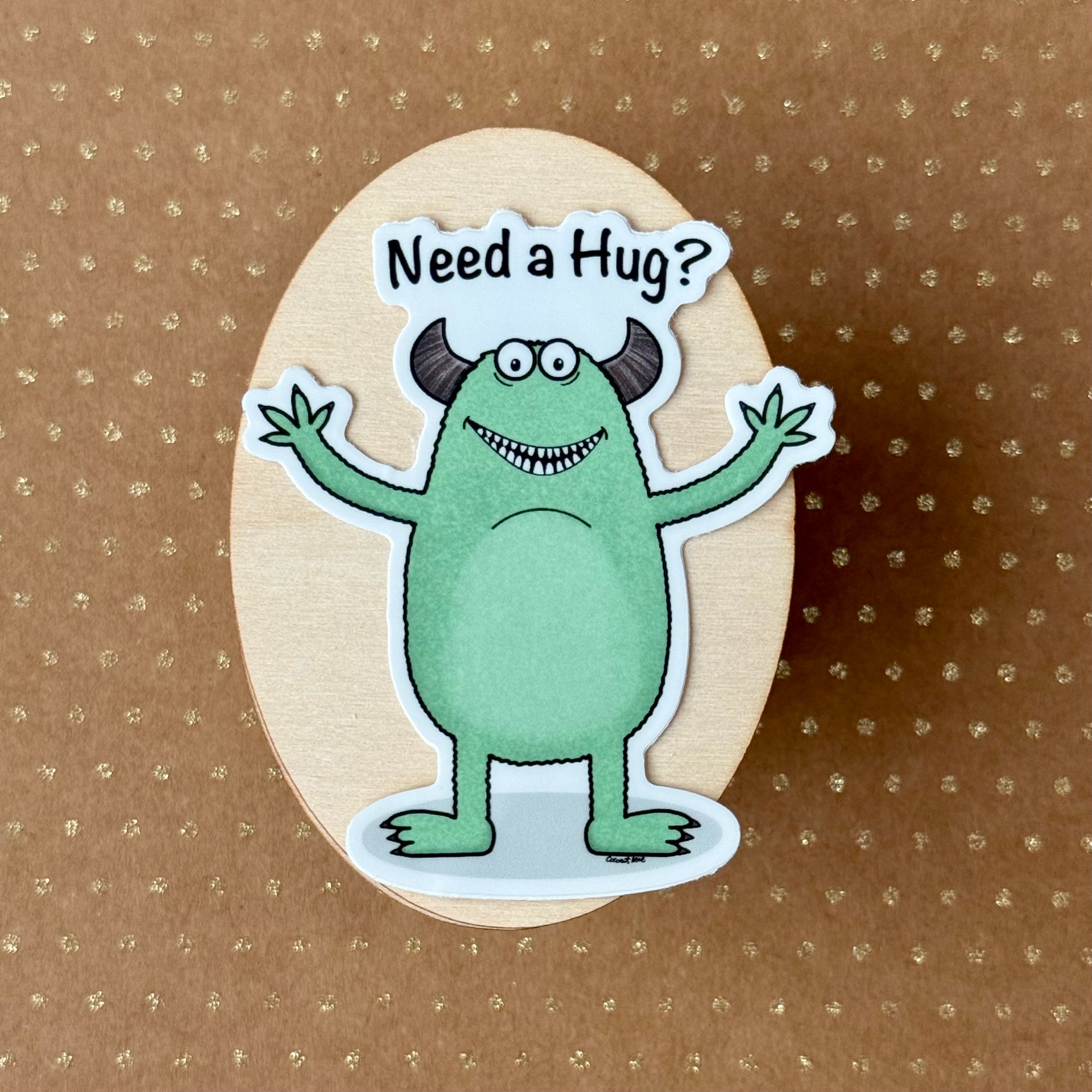 Hug Monster Sticker