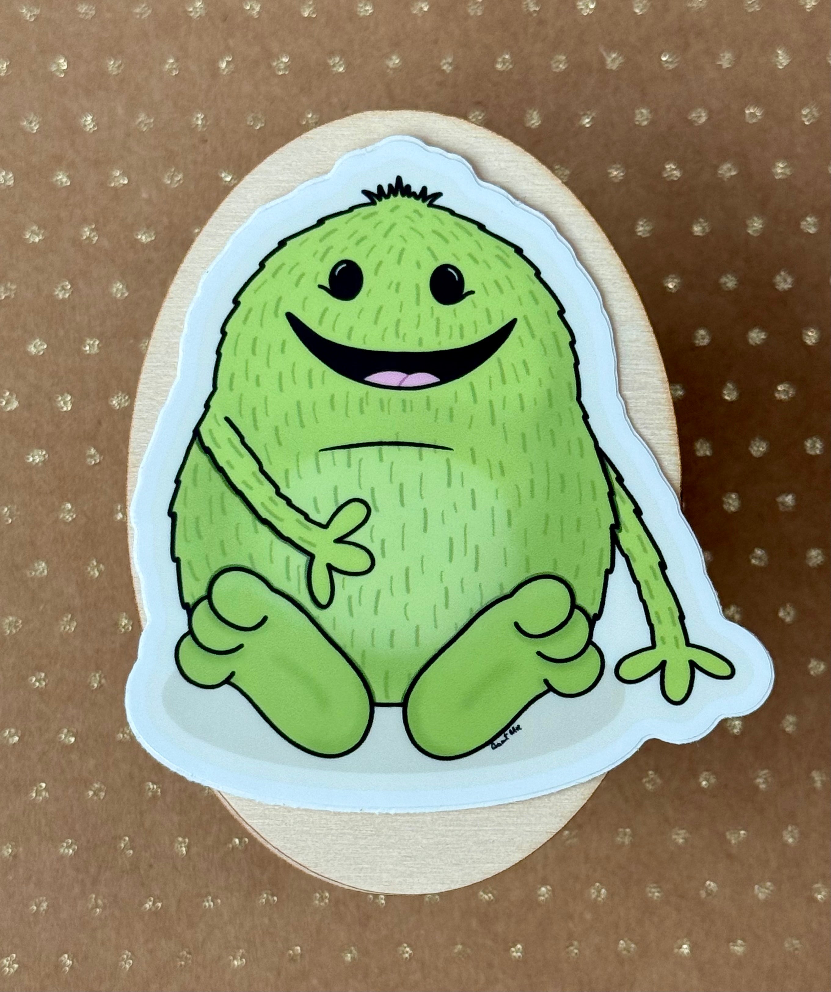 Green Monster Sticker