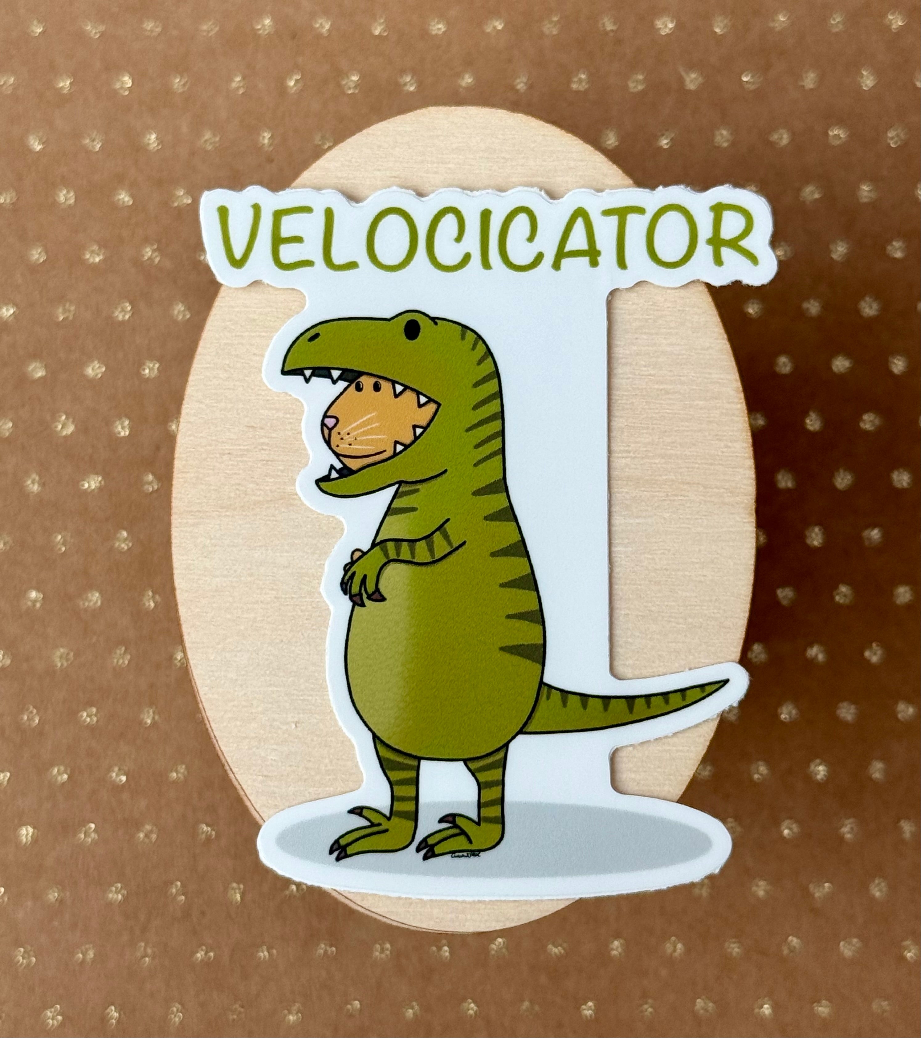 VELOCICATOR sticker