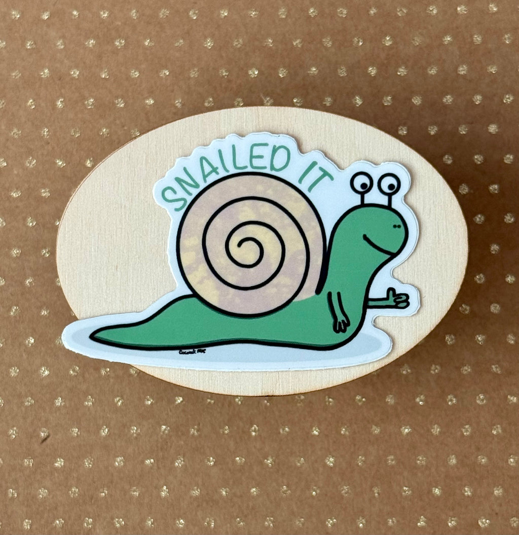 Snailed It! Sticker