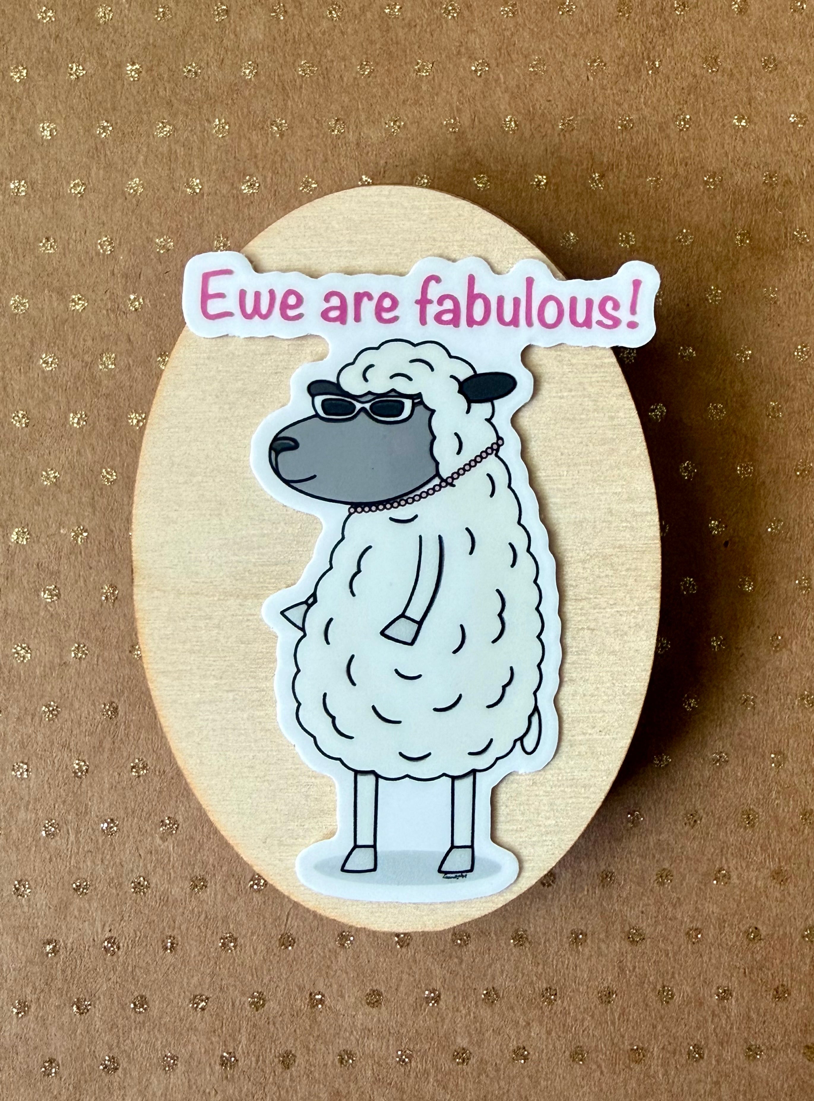 Fabulous Sheep Sticker