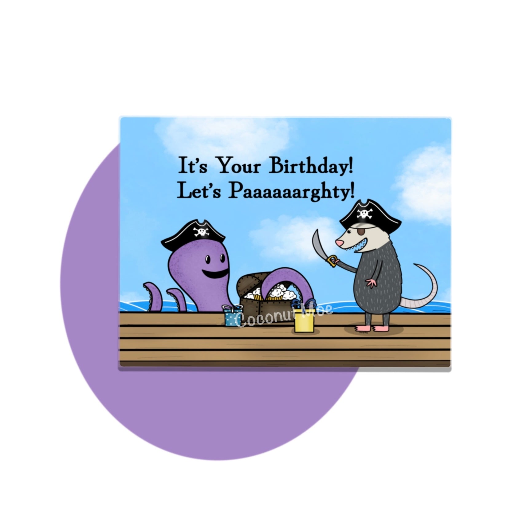 Pirate Party Card