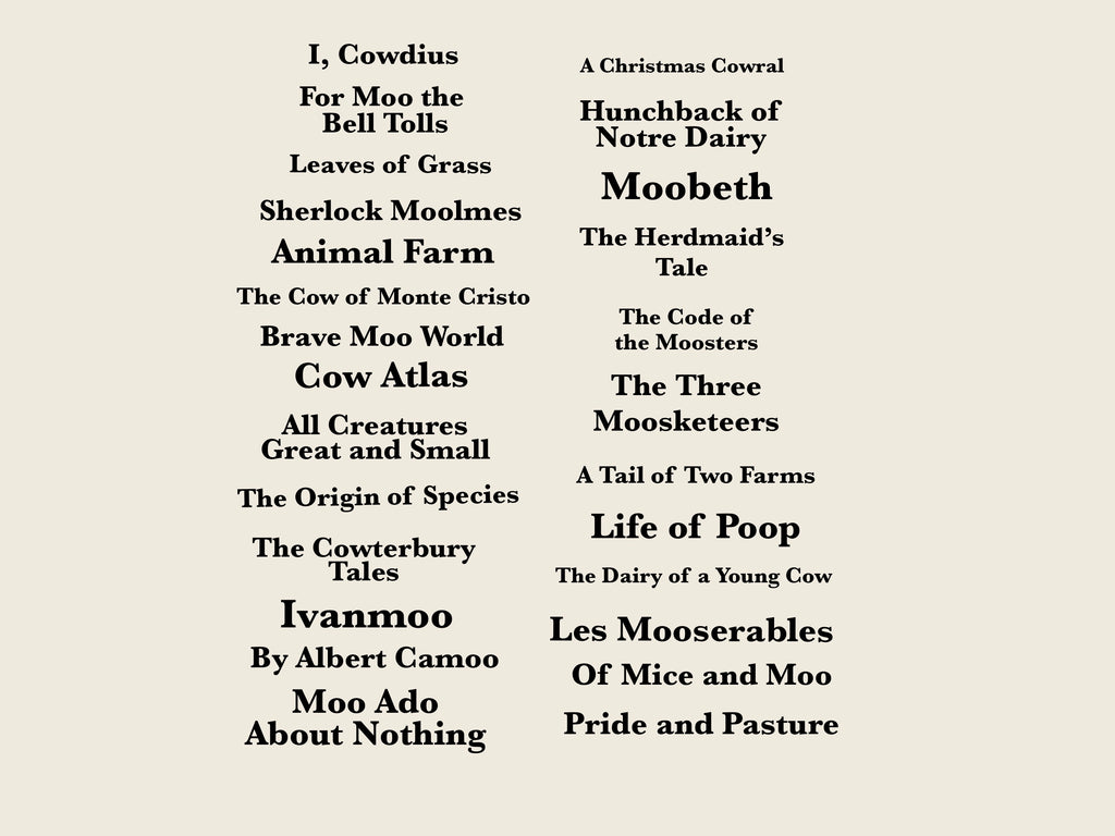 Moosterpiece Theater Print