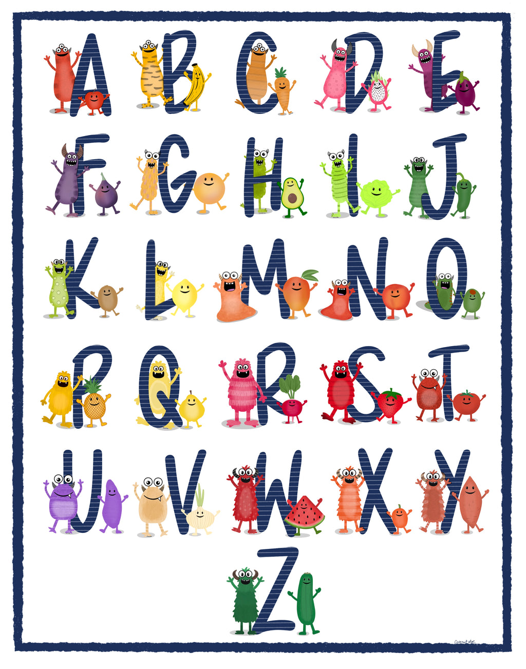ABC Monster Prints