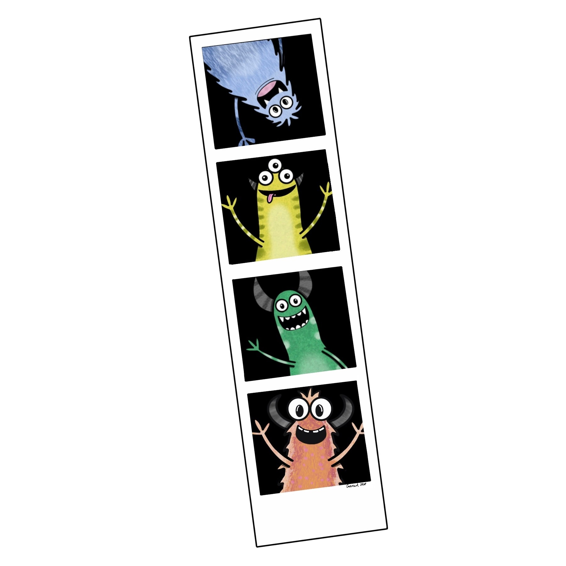 Monster Photo Booth Sticker