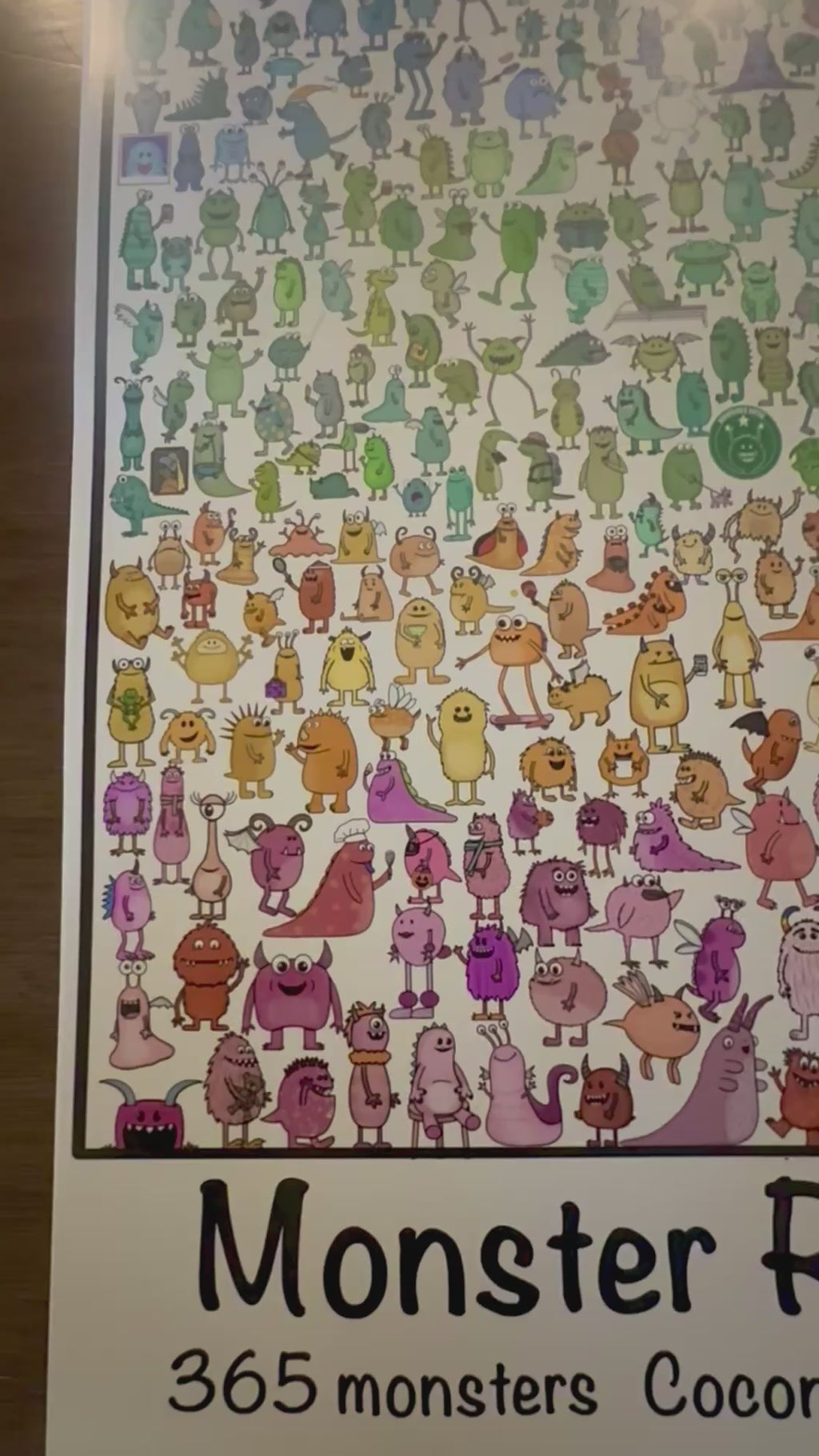 Monster Rainbow Poster