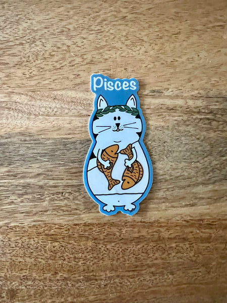 Astrology cat stickers