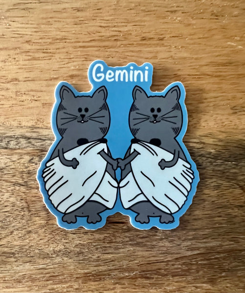 Astrology cat stickers
